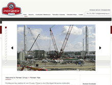 Tablet Screenshot of pioneergroup.us